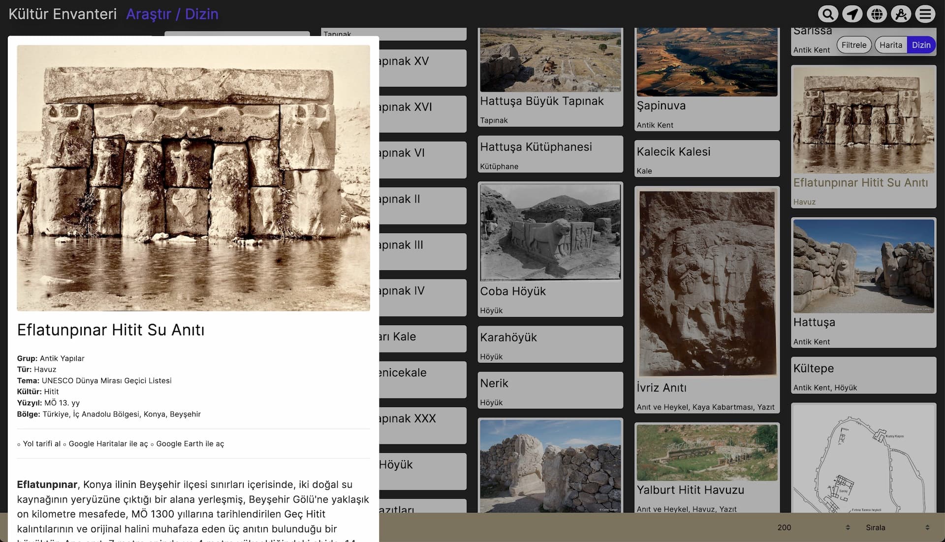 Cultural Inventory Atlas